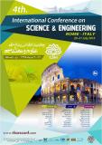 چهارمین کنفرانس بین المللی علوم و مهندسی، ایتالیا - تیر 95